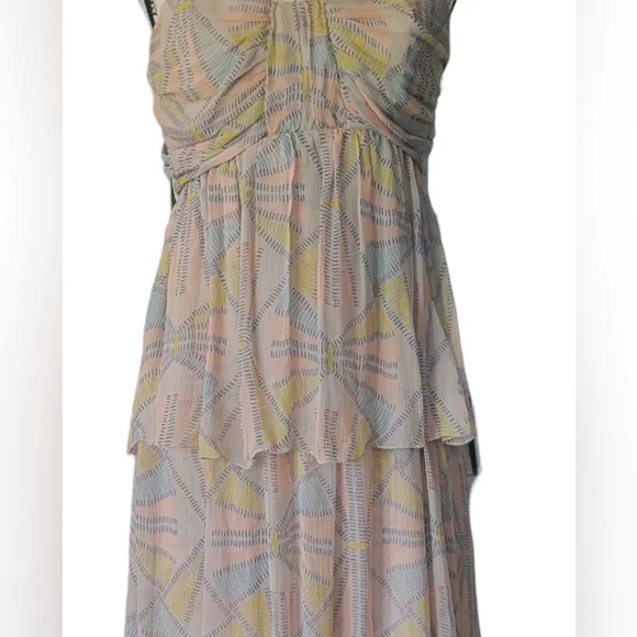 MATTY.  SOFT FLOWY MAXI DRESS GORGEOUS!!!! SIZE M - Picture 7 of 13